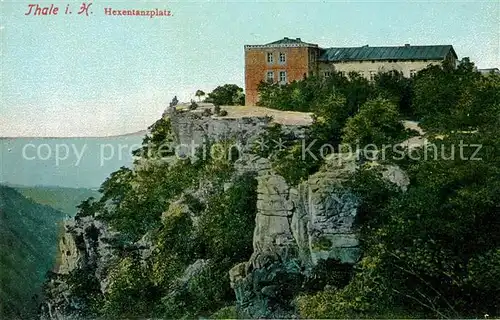 AK / Ansichtskarte Thale_Harz Hexentanzplatz Thale_Harz