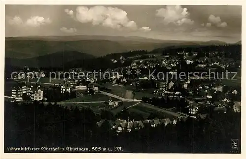 AK / Ansichtskarte Oberhof_Thueringen Hoehenluftkurort Thueringer Wald Fliegeraufnahme Oberhof Thueringen