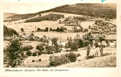 AK / Ansichtskarte Brotterode Landschaftspanorama Am Zainhammer Brotterode