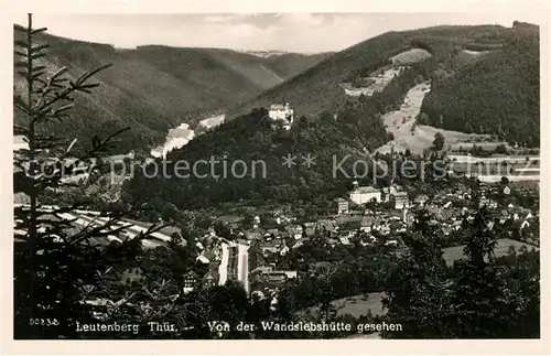 AK / Ansichtskarte Leutenberg_Thueringen Panorama Blick von der Wandslebshuette Leutenberg Thueringen