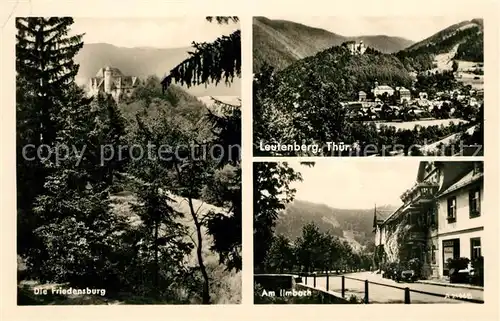 AK / Ansichtskarte Leutenberg_Thueringen Panorama Friedensburg Am Ilmbach Leutenberg Thueringen