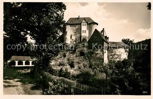 AK / Ansichtskarte Leutenberg_Thueringen Burgeingang Friedensburg Leutenberg Thueringen