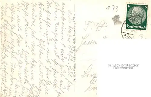 AK / Ansichtskarte Leutenberg_Thueringen Landschaftspanorama Blick ins Herschdorfer Tal Leutenberg Thueringen