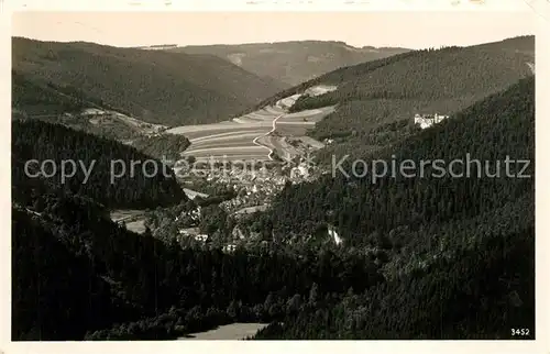 AK / Ansichtskarte Leutenberg_Thueringen Landschaftspanorama Blick vom grossen Mittelberg Leutenberg Thueringen