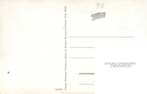 AK / Ansichtskarte Tambach Dietharz Eingang zum Marderbach Felsen Thueringer Wald Tambach Dietharz