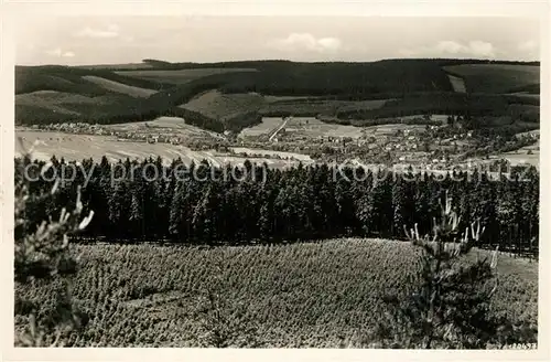 AK / Ansichtskarte Tambach Dietharz Panorama Blick vom Steiger Thueringer Wald Tambach Dietharz