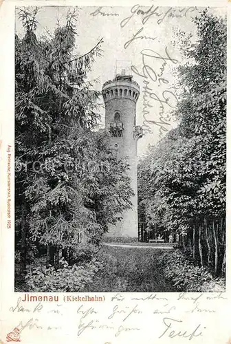 AK / Ansichtskarte Ilmenau_Thueringen Kickelhahn Aussichtsturm Ilmenau Thueringen