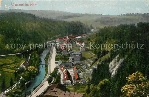 AK / Ansichtskarte Ruebeland_Harz Panorama Blick ins Tal Ruebeland_Harz
