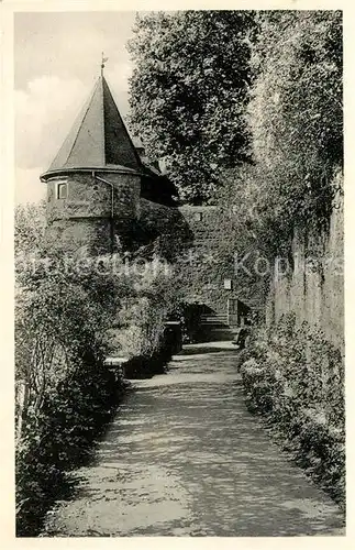 AK / Ansichtskarte Friedberg_Hessen Burg Friedberg Hessen