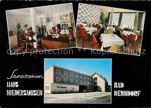 AK / Ansichtskarte Bad_Nenndorf Sanatorium Haus Niedersachsen Bad_Nenndorf