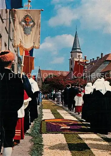 AK / Ansichtskarte Huefingen Frohnleichnamsprozession Huefingen