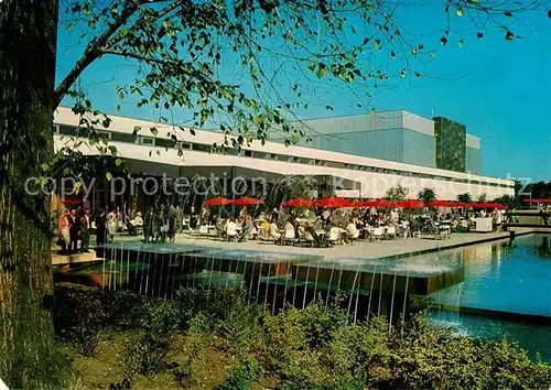 AK / Ansichtskarte Nuernberg Parkrestaurant Meistersingerhalle Nuernberg