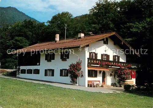 AK / Ansichtskarte Oberau_Berchtesgaden A. und V. Kurz Wohnhaus Oberau Berchtesgaden