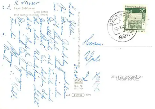 AK / Ansichtskarte Rueckholz Grundweiher Rueckholz