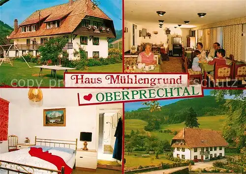 AK / Ansichtskarte Oberprechtal Pension Haus Muehlengrund Oberprechtal