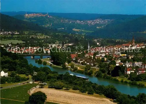 AK / Ansichtskarte Neckargemuend Dilsberg Panorama Neckargemuend