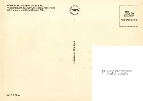 AK / Ansichtskarte Roemerstein Aussichtsturm Roemerstein