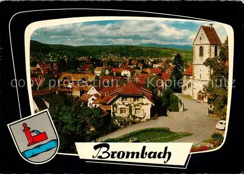 AK / Ansichtskarte Brombach_Loerrach Kirche Panorama Brombach Loerrach