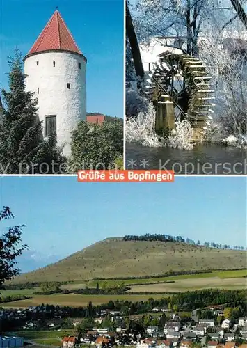 AK / Ansichtskarte Bopfingen_Ipf Henlesturm Muehlenrad Trochtelfingen  Bopfingen Ipf