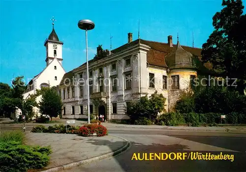 AK / Ansichtskarte Aulendorf Schloss Pfarrkirche Sankt Martin Aulendorf