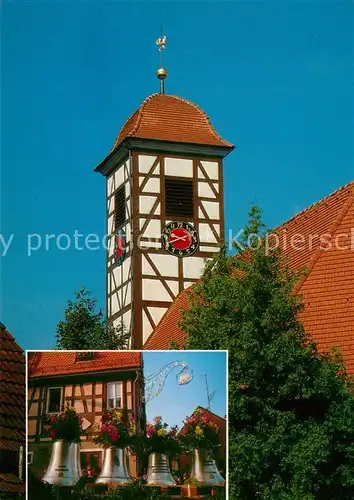 AK / Ansichtskarte Almersbach Alte Kirche Neue Glocken Almersbach