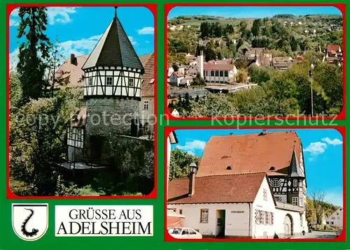 AK / Ansichtskarte Adelsheim Stadtansichten Turm Adelsheim
