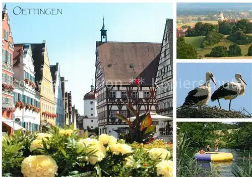 AK / Ansichtskarte Oettingen Stoerche Stadtansicht Fachwerkhaeuser Oettingen