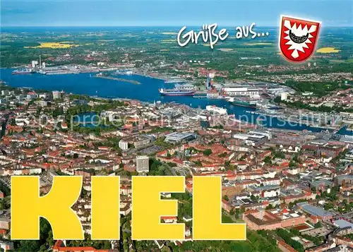 AK / Ansichtskarte Kiel Fliegeraufnahme Kiel