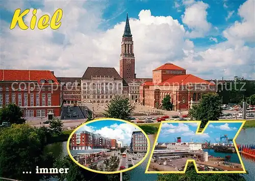 AK / Ansichtskarte Kiel Stadtansichten Hafen Kiel
