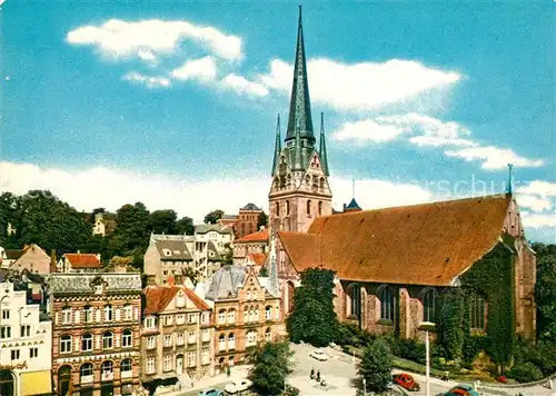 AK / Ansichtskarte Flensburg Suedermarkt Kirche Flensburg