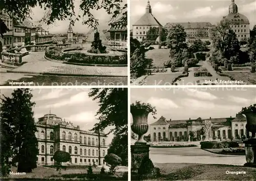 AK / Ansichtskarte Gotha_Thueringen Wasserkunst Schloss Friedenstein Museum Orangerie Gotha Thueringen