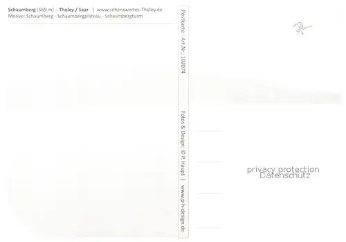 AK / Ansichtskarte Tholey_Theley Schaumbergturm Tholey_Theley