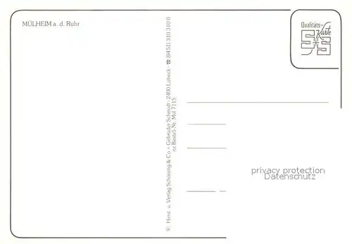 AK / Ansichtskarte Muelheim_Ruhr Strassenpartie Fussgaengerzone Teilansichten Fahrgastschiff Muelheim Ruhr