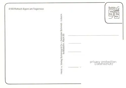 AK / Ansichtskarte Rottach Egern Tegernsee Panorama Strassenpartie Denkmal  Rottach Egern