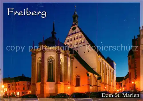 AK / Ansichtskarte Freiberg_Sachsen Dom St Marien Freiberg Sachsen