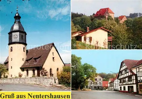AK / Ansichtskarte Nentershausen_Hessen Kirche Ortsmotive Nentershausen Hessen