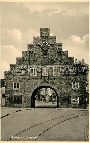 AK / Ansichtskarte Flensburg Nordertor Flensburg