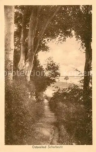 AK / Ansichtskarte Scharbeutz_Ostseebad Weg zum Strand Scharbeutz_Ostseebad