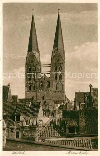 AK / Ansichtskarte Luebeck Marienkirche Luebeck