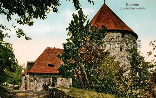 AK / Ansichtskarte Bautzen Alte Waffenschmiede Bautzen