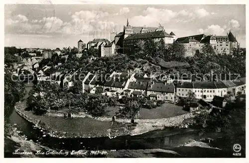 AK / Ansichtskarte Bautzen Stadtbild mit Schloss Ortenburg Bautzen