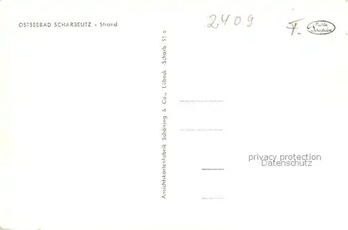 AK / Ansichtskarte Scharbeutz_Ostseebad Strandpartie Scharbeutz_Ostseebad