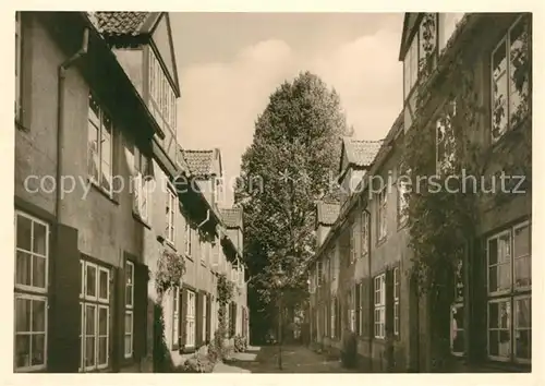 AK / Ansichtskarte Luebeck Malerischer alter Hof Luebeck