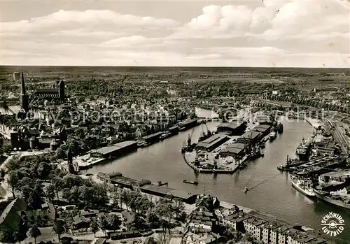 AK / Ansichtskarte Luebeck Fliegeraufnahme Luebeck