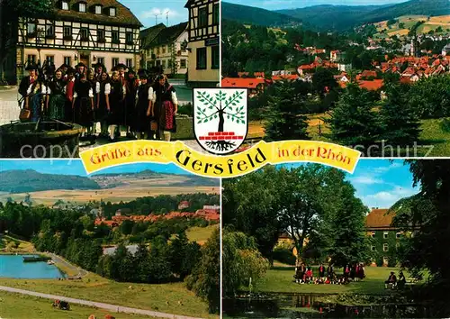 AK / Ansichtskarte Gersfeld_Rhoen  Gersfeld Rhoen