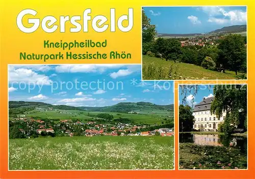 AK / Ansichtskarte Gersfeld_Rhoen  Gersfeld Rhoen