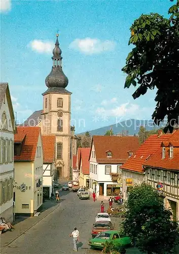 AK / Ansichtskarte Gersfeld_Rhoen Marktplatz Gersfeld Rhoen