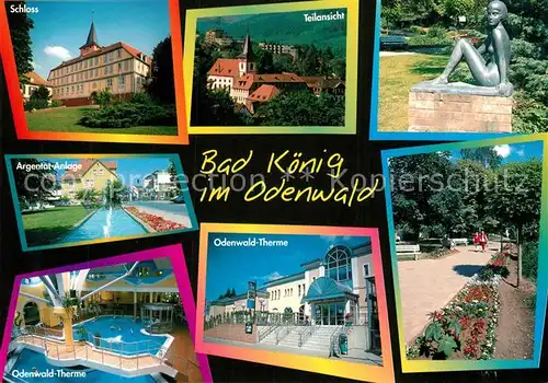 AK / Ansichtskarte Bad_Koenig_Odenwald Schloss Odenwald Therme Bad_Koenig_Odenwald