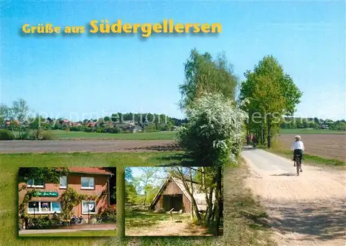 AK / Ansichtskarte Suedergellersen Panorama Gaststaette Scheune Suedergellersen