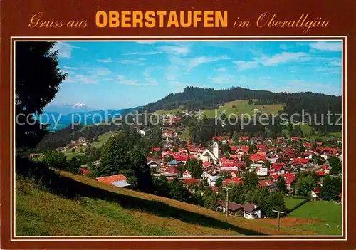 AK / Ansichtskarte Oberstaufen Stadtblick Oberstaufen